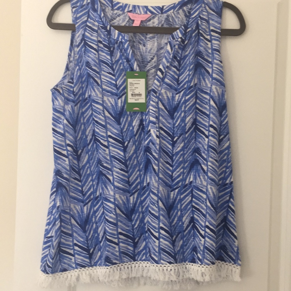 Lilly Pulitzer sleeveless Kipper Top